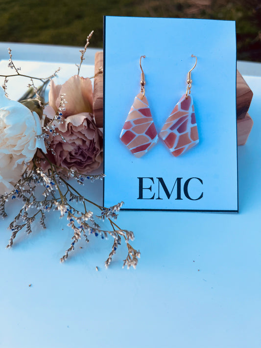 Translucent warm effect (earring # 162)