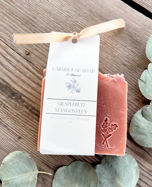 Grapefruit Mangosteen Goat Milk Soap