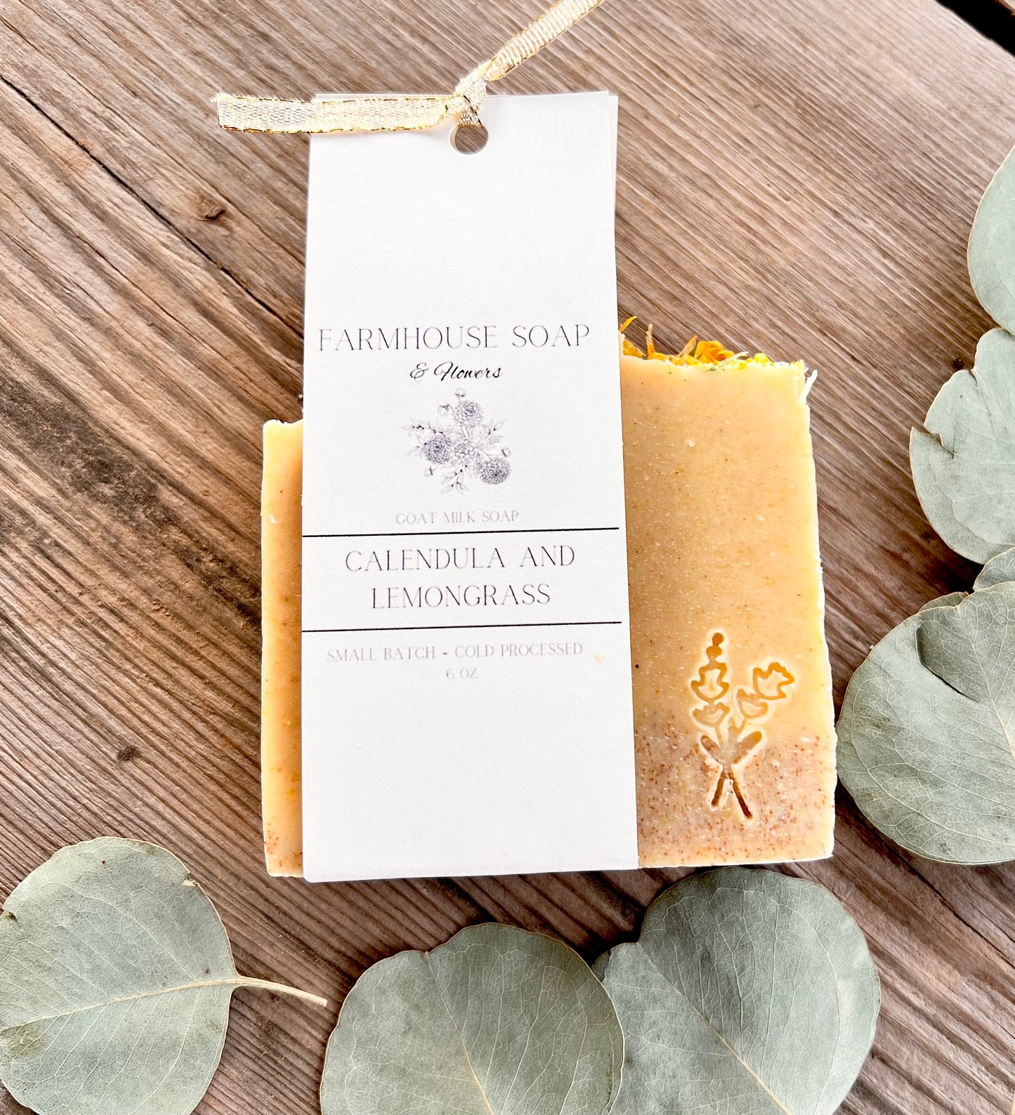 Calendula & Lemongrass Goat Milk Soap