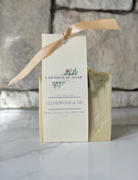 Cedarwood & Fir Goat Milk Soap