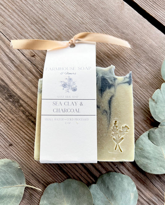 Sea Clay & Charcoal Goat Milk Soap